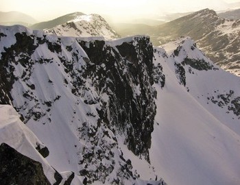 Зимен Пирин - до Кукленско езеро и връх Каменица. Поглед от Каменица