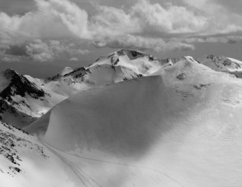 Зимен Пирин - панорама от връх Ушиците