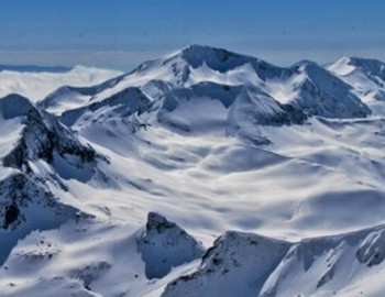 Зимен Пирин - панорама от Полежан